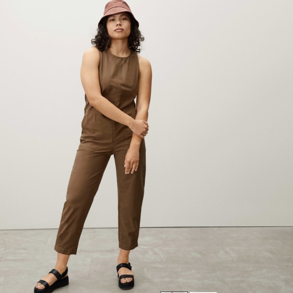 Everlane Brown Jumpsuit - Picture 1 of 14